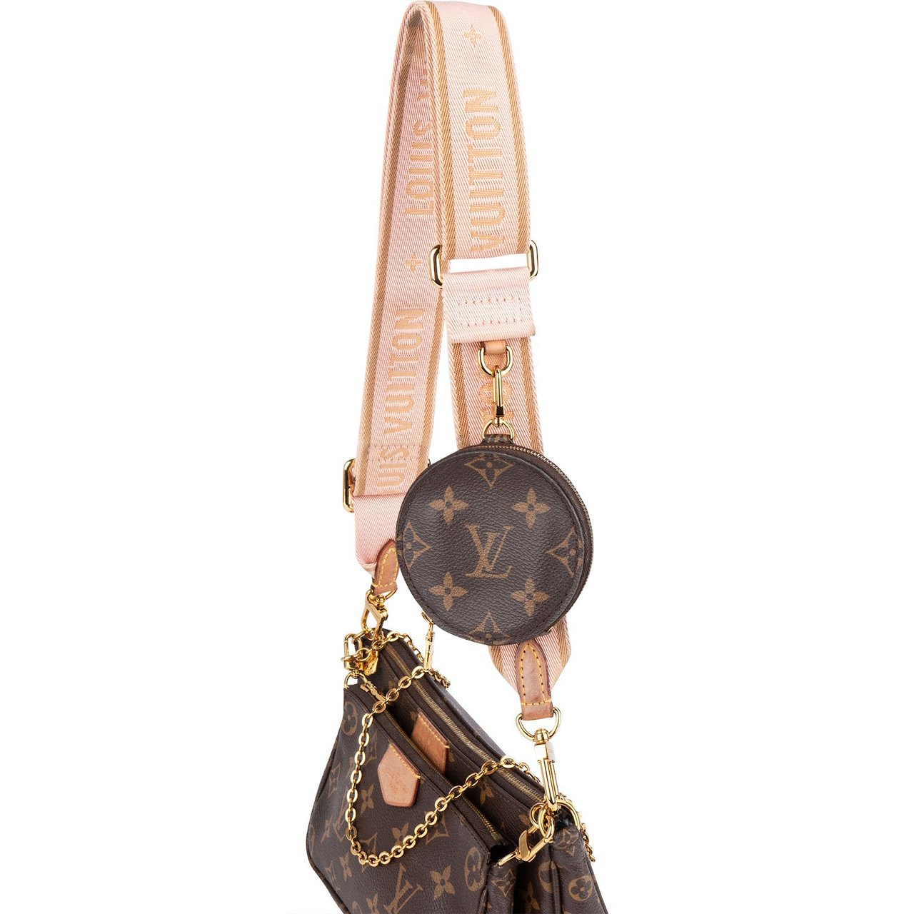 Louis Vuitton Louis Vuitton Monogram Canvas Multi Pochette Accessoires Crossbody Bag Bruin