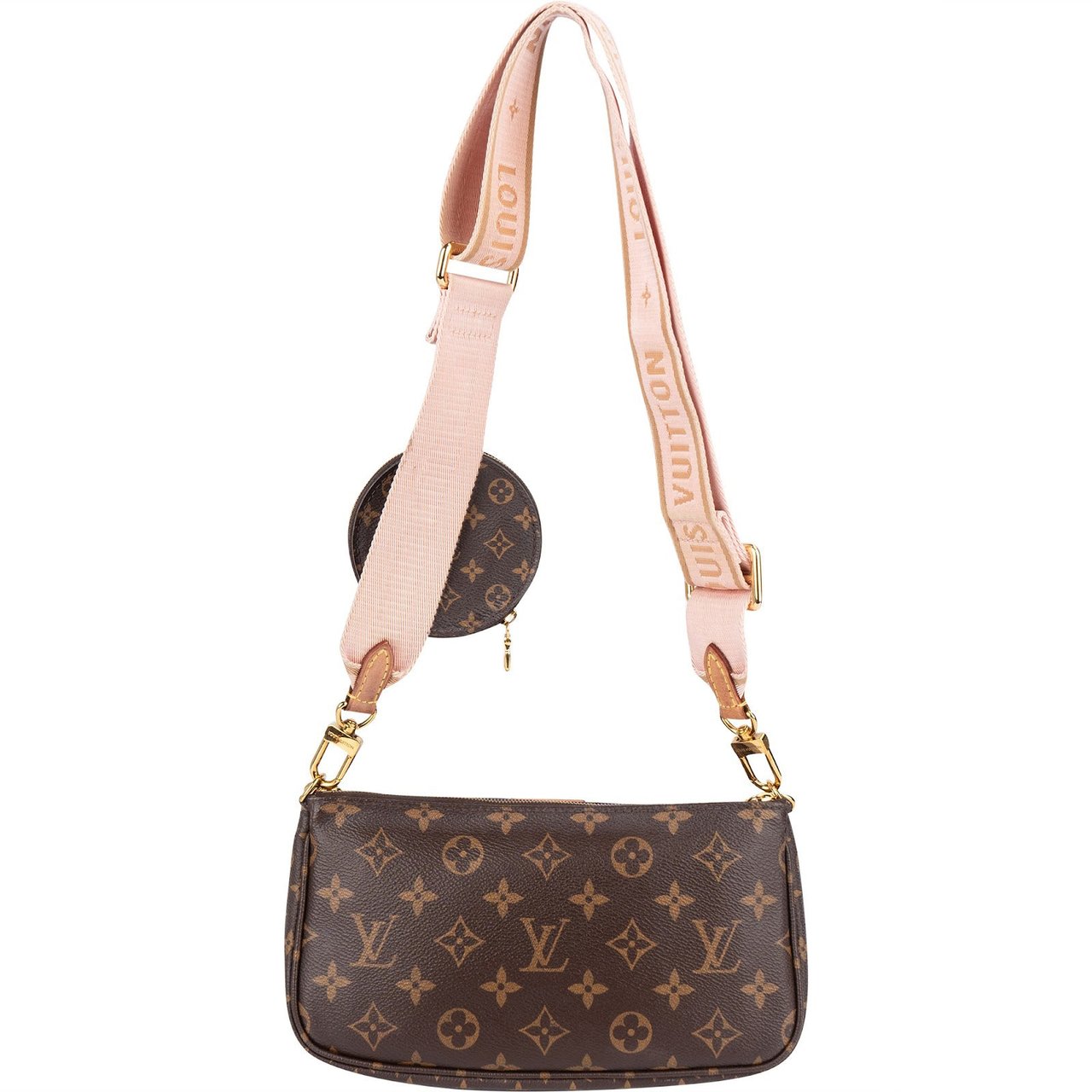 Louis Vuitton Louis Vuitton Monogram Canvas Multi Pochette Accessoires Crossbody Bag Bruin