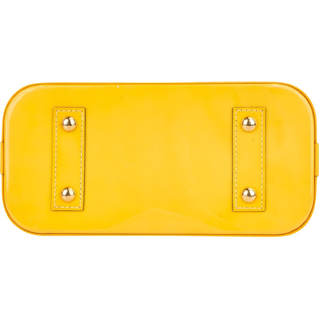 Louis Vuitton Louis Vuitton Monogram Yellow Vernis  Alma BB Handbag Geel