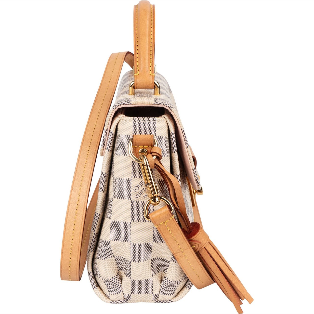 Louis Vuitton Louis Vuitton Monogram Damier Azur Croisette Handbag Wit