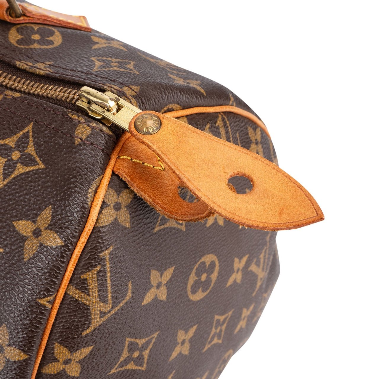 Louis Vuitton Louis Vuitton Monogram Canvas Speedy 30 Handbag Bruin