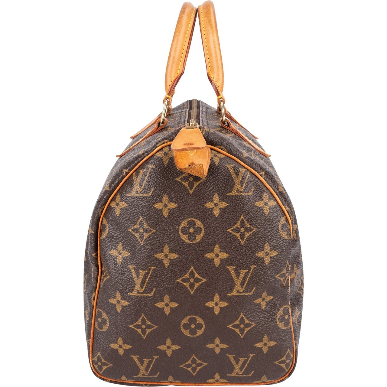 Louis Vuitton Louis Vuitton Monogram Canvas Speedy 30 Handbag Bruin