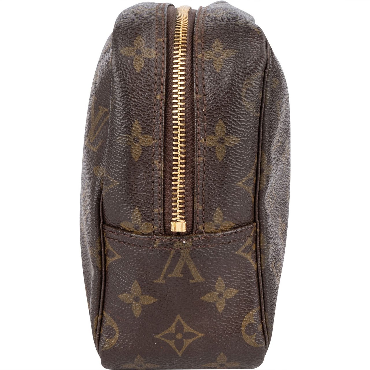 Louis Vuitton Louis Vuitton Monogram Canvas Trousse de Toilette 28 Clutch Bruin