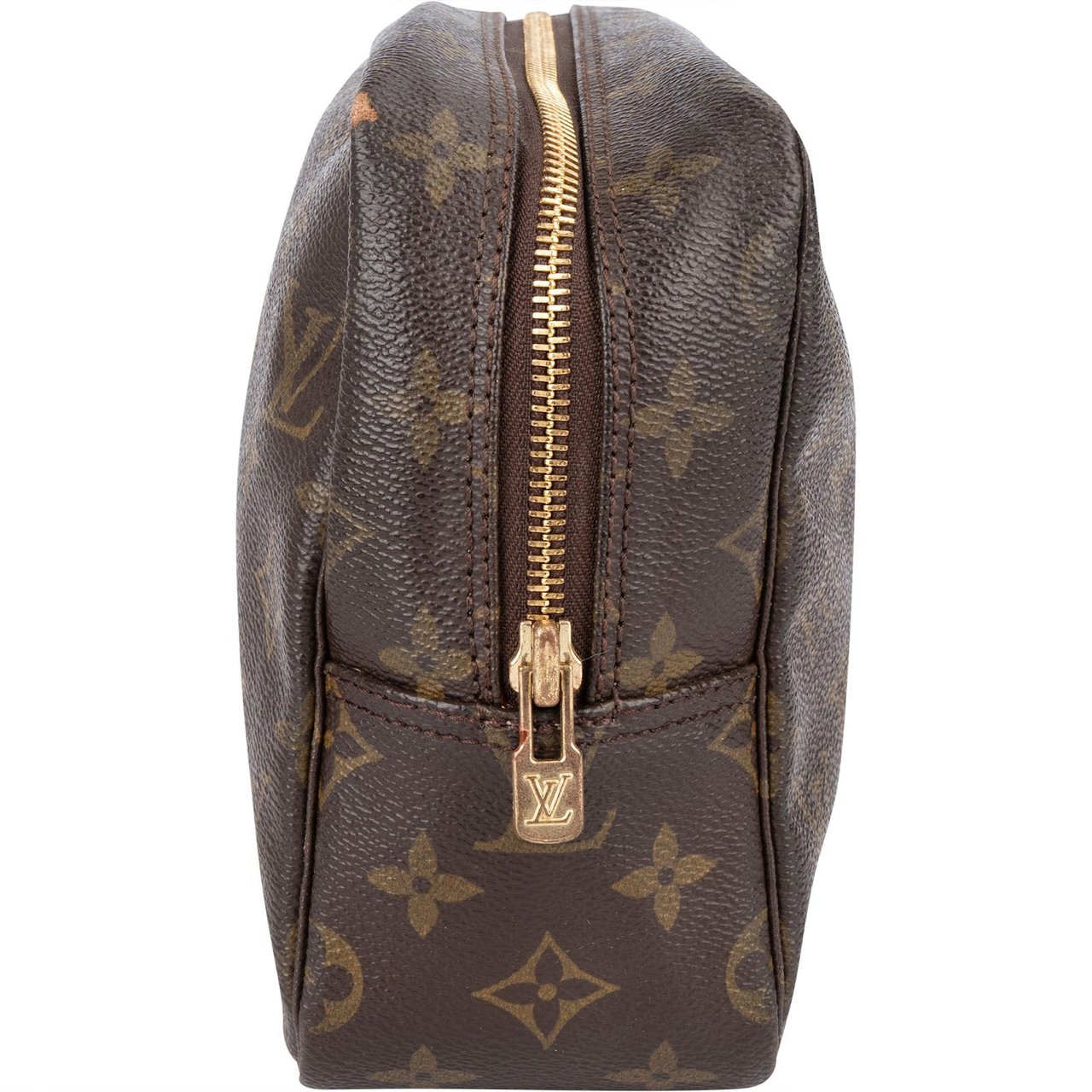 Louis Vuitton Louis Vuitton Monogram Canvas Trousse de Toilette 28 Clutch Bruin