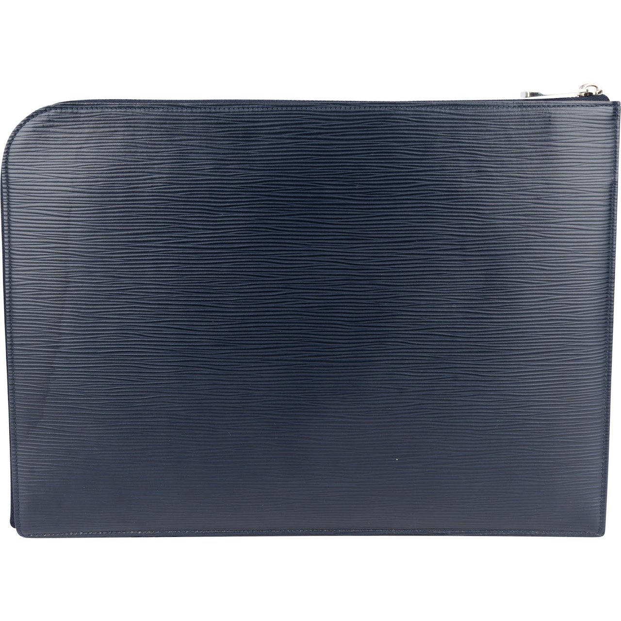 Louis Vuitton Blue Epi Leather Pochette Jour Laptop Clutch Navy