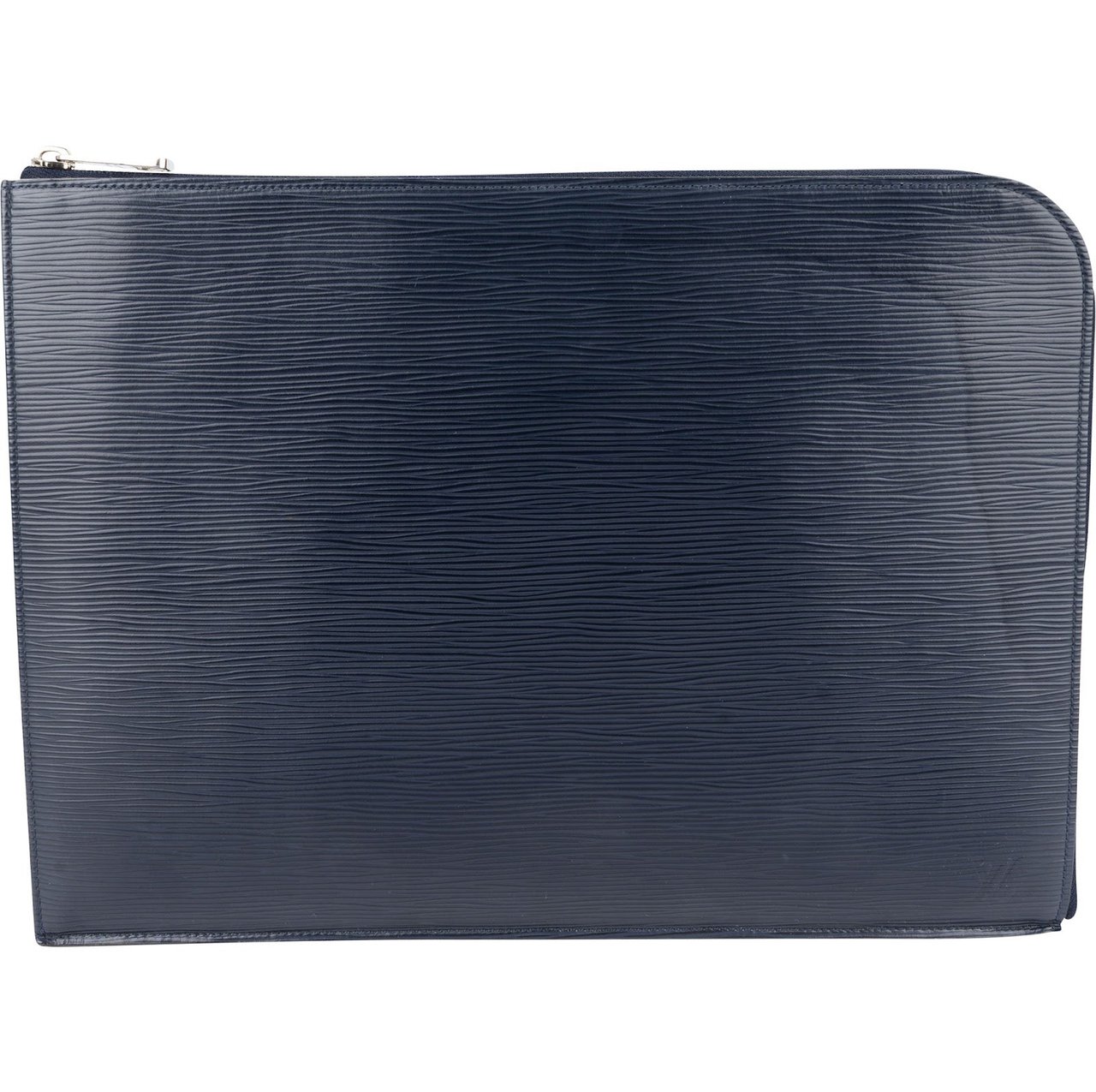Louis Vuitton Blue Epi Leather Pochette Jour Laptop Clutch Navy