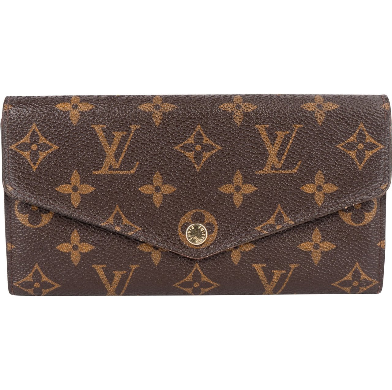 Louis Vuitton Louis Vuitton Monogram Canvas Sarah Wallet Bruin