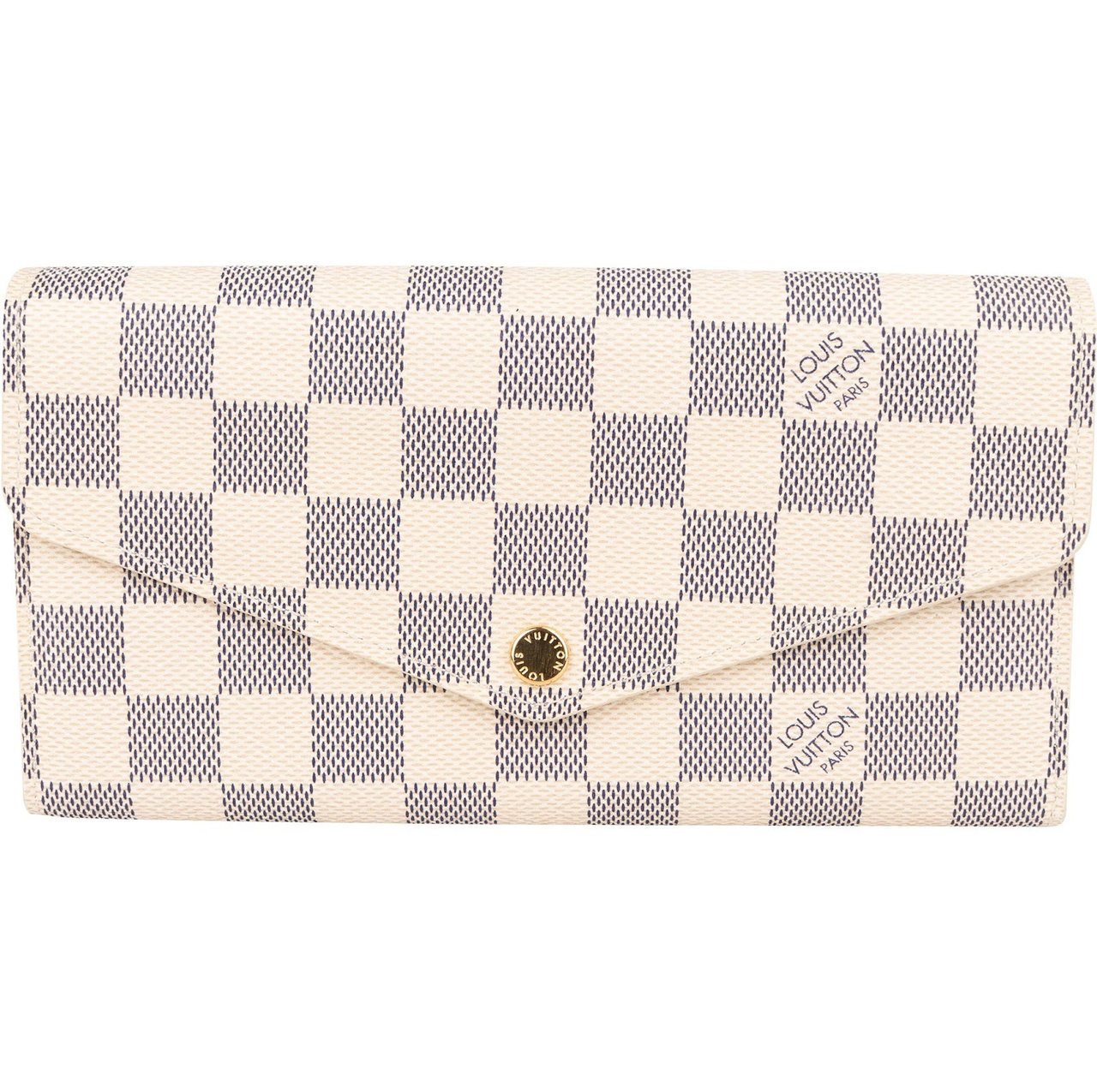 Louis Vuitton Louis Vuitton Monogram Damier Azur Sarah Wallet Wit