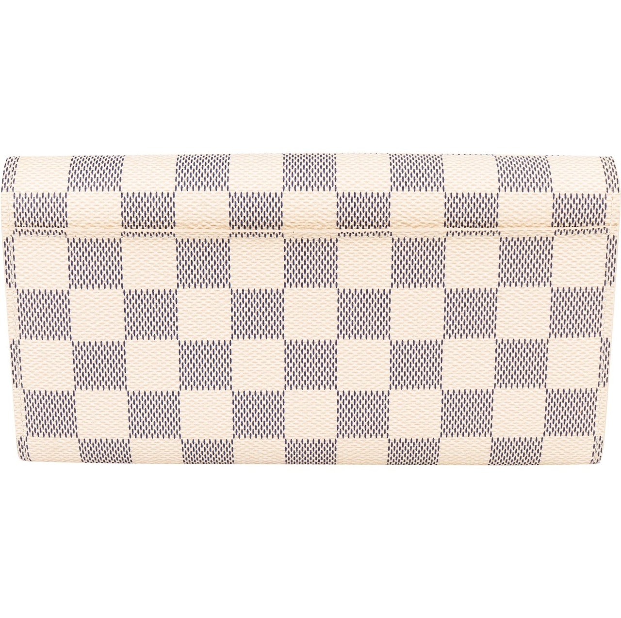 Louis Vuitton Monogram Damier Azur Sarah Wallet Wit