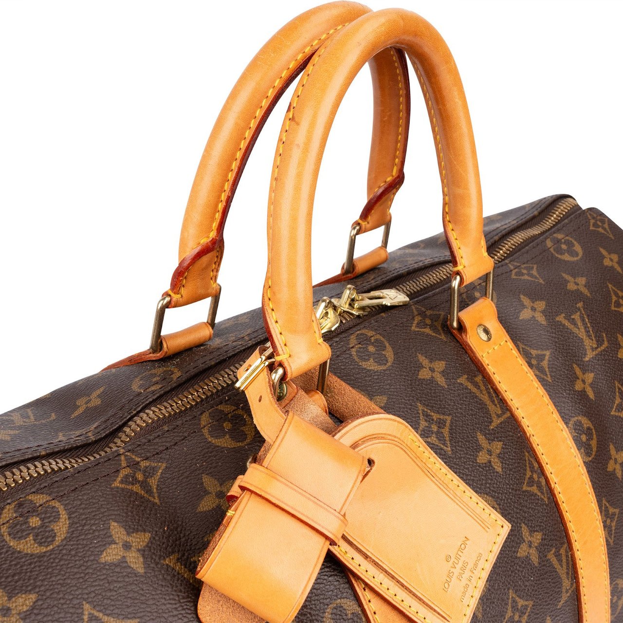 Louis Vuitton Louis Vuitton Monogram Canvas Keepall 45 Travel Bag Bruin
