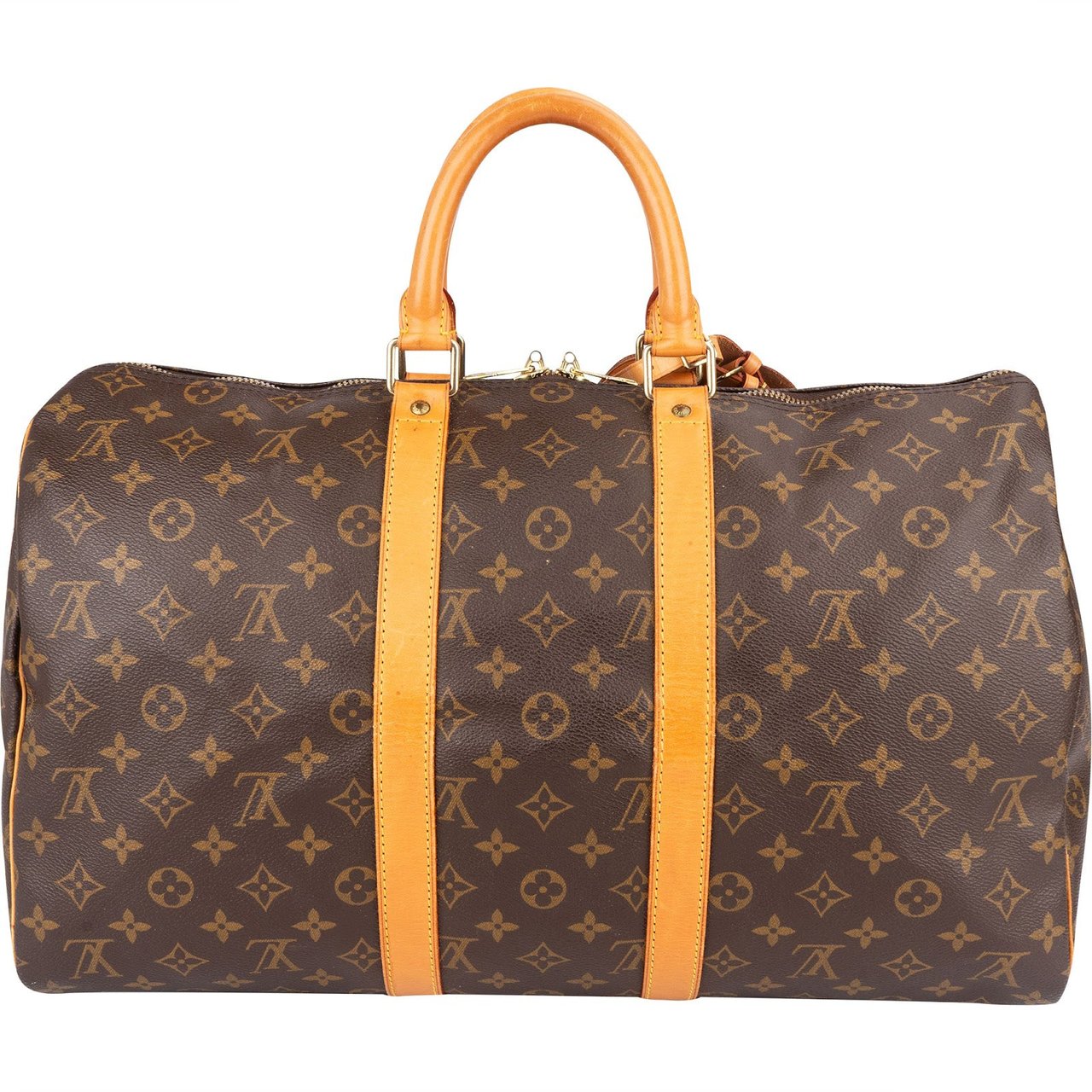 Louis Vuitton Louis Vuitton Monogram Canvas Keepall 45 Travel Bag Bruin