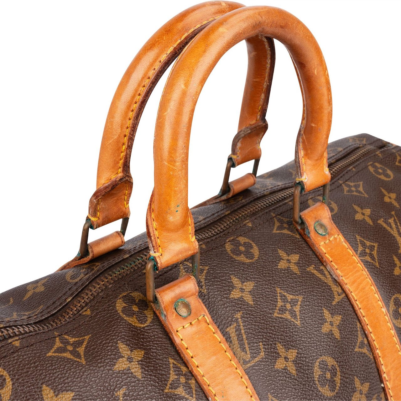 Louis Vuitton Louis Vuitton Monogram Canvas Keepall 45 Travel Bag Bruin