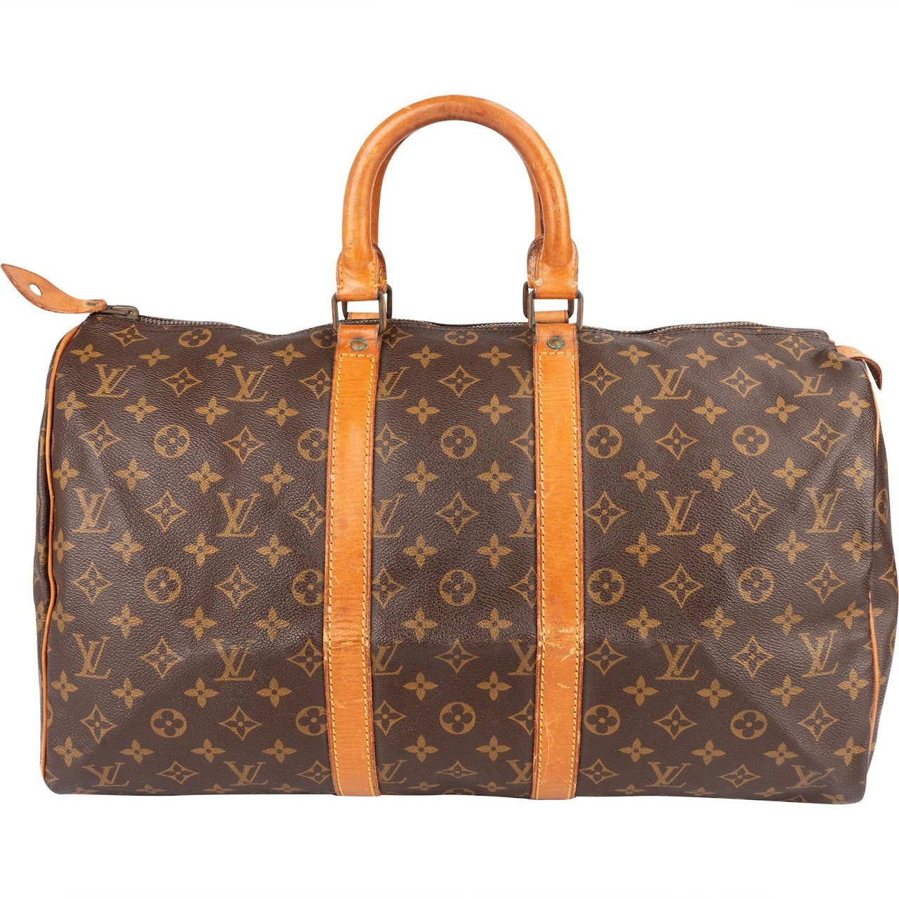 Louis Vuitton Louis Vuitton Monogram Canvas Keepall 45 Travel Bag Bruin