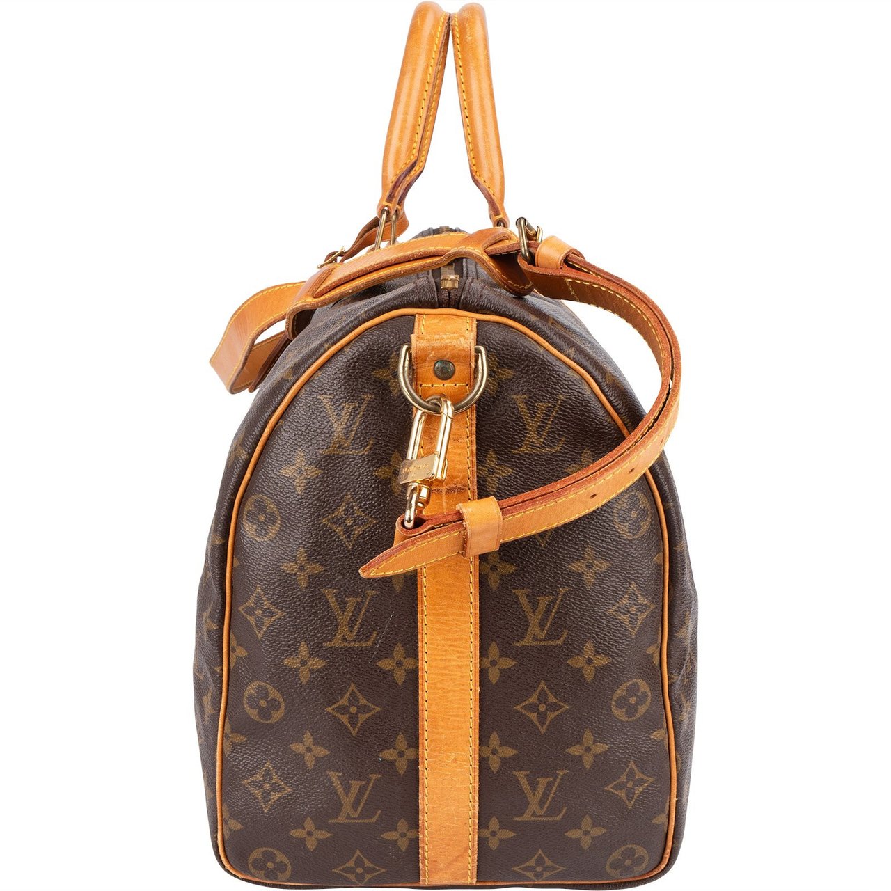 Louis Vuitton Louis Vuitton Monogram Canvas Keepall 45 Bandoulière Travel Bag Bruin