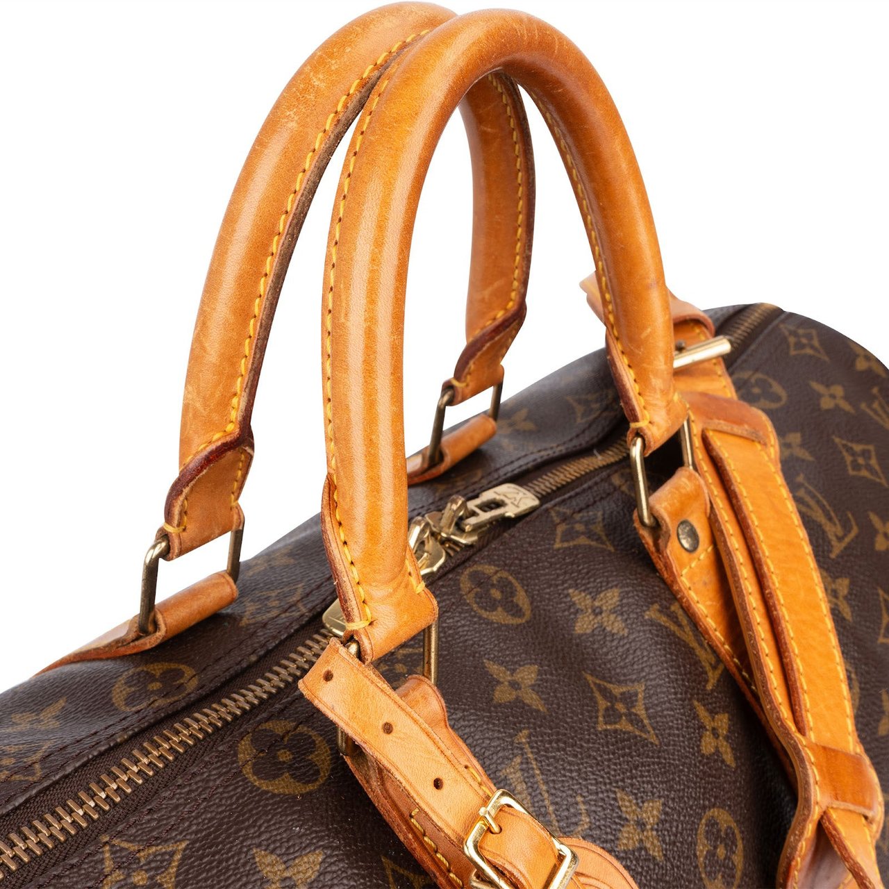 Louis Vuitton Louis Vuitton Monogram Canvas Keepall 45 Bandoulière Travel Bag Bruin