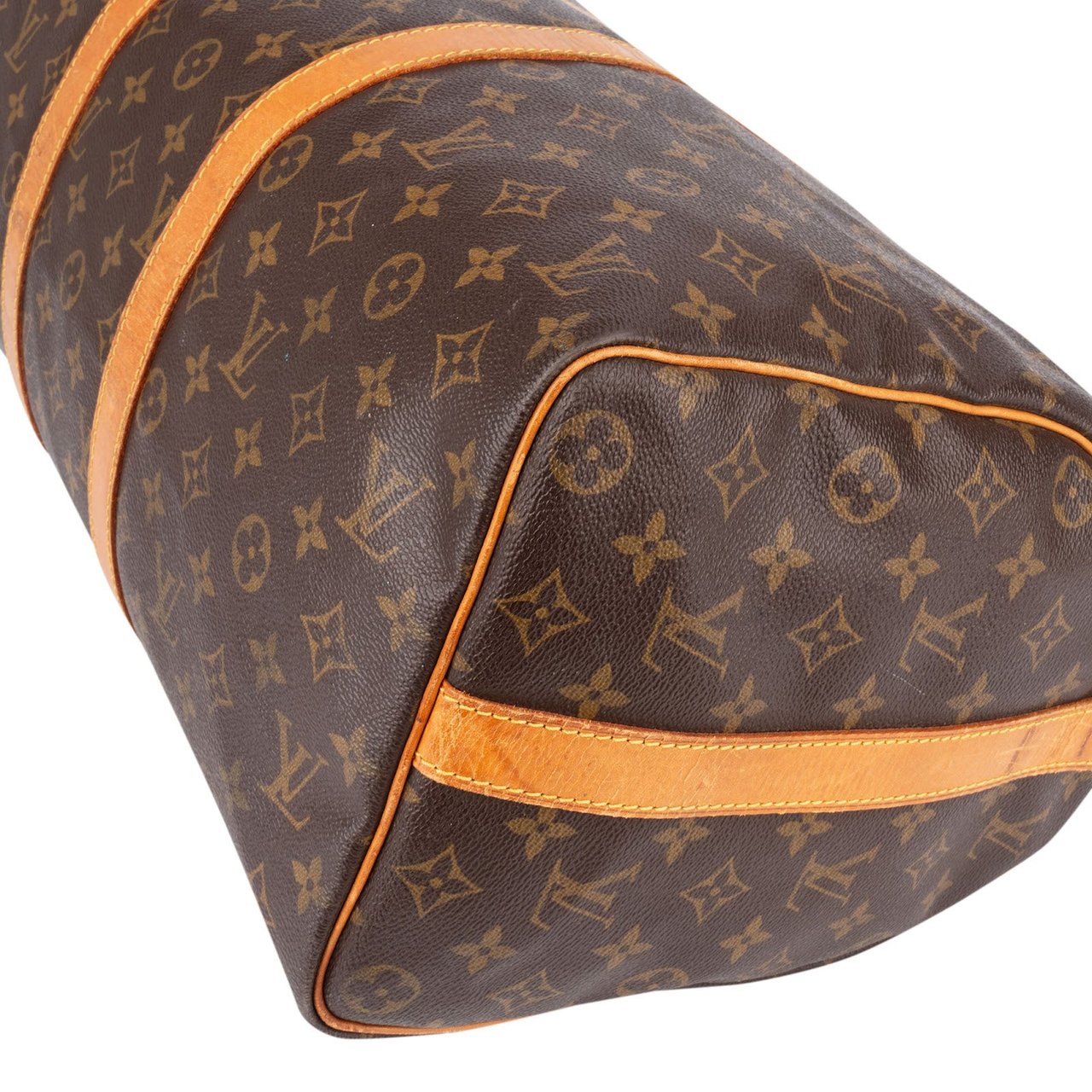 Louis Vuitton Louis Vuitton Monogram Canvas Keepall 45 Bandoulière Travel Bag Bruin