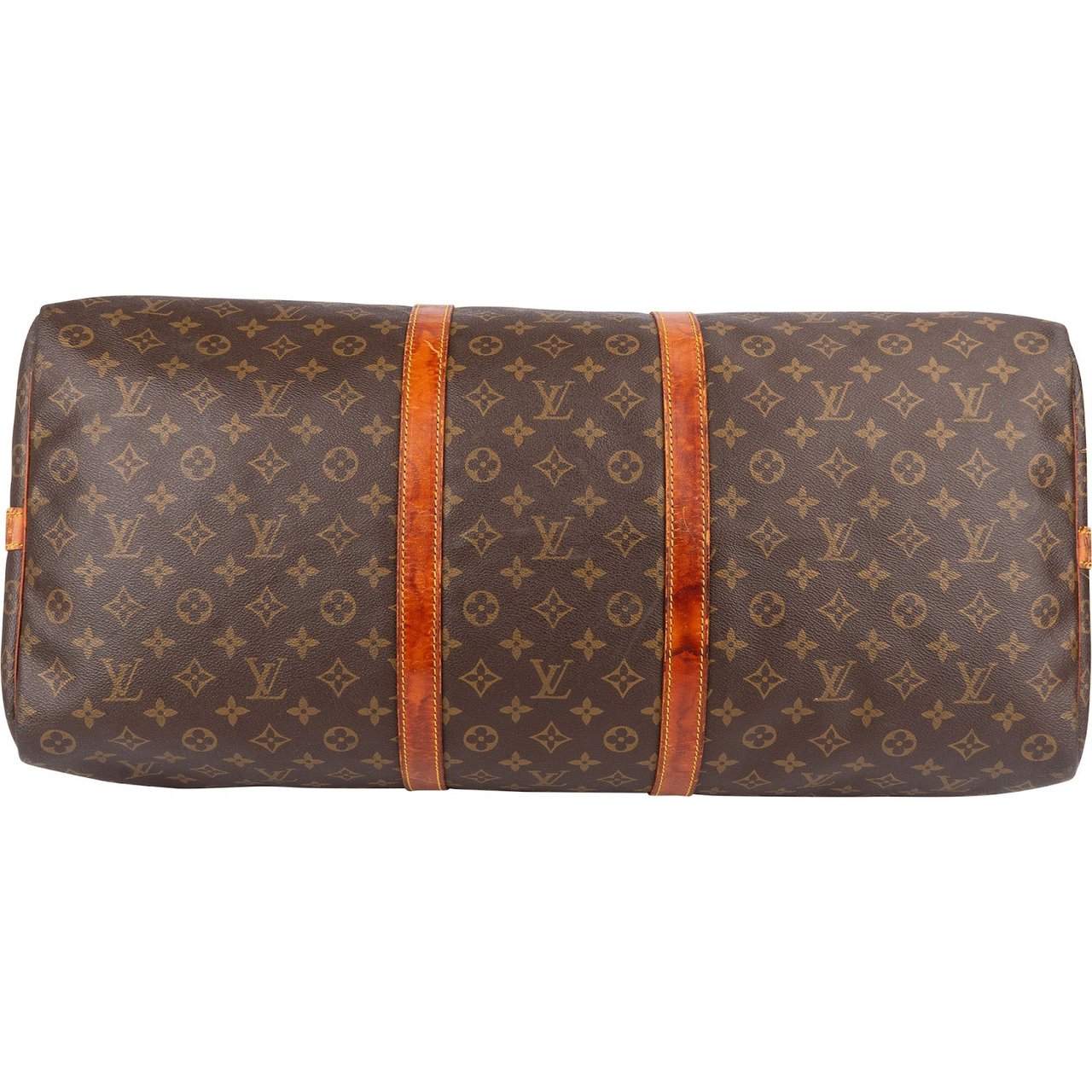 Louis Vuitton Louis Vuitton Monogram Canvas Keepall 60 Bandoulière Travel Bag Bruin