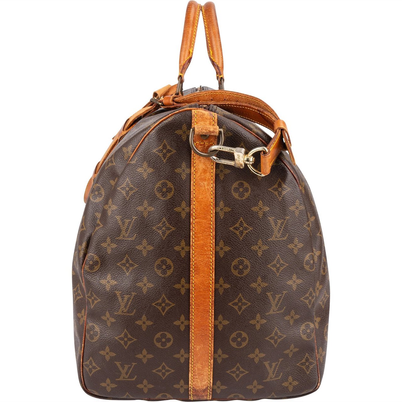 Louis Vuitton Louis Vuitton Monogram Canvas Keepall 60 Bandoulière Travel Bag Bruin