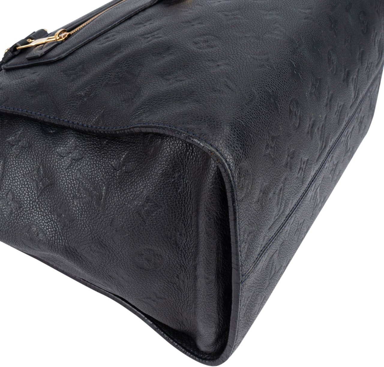 Louis Vuitton Louis Vuitton Leather Monogram Empreinte Lumineuse PM Shoulder Bag Blauw