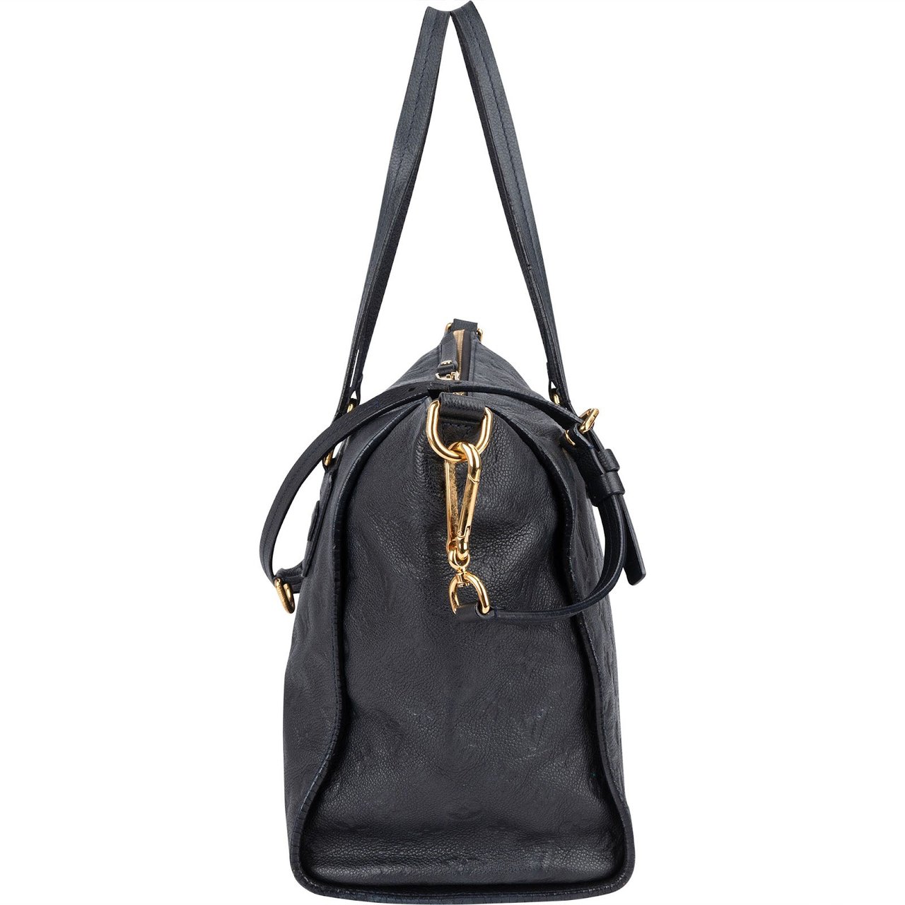 Louis Vuitton Louis Vuitton Leather Monogram Empreinte Lumineuse PM Shoulder Bag Blauw