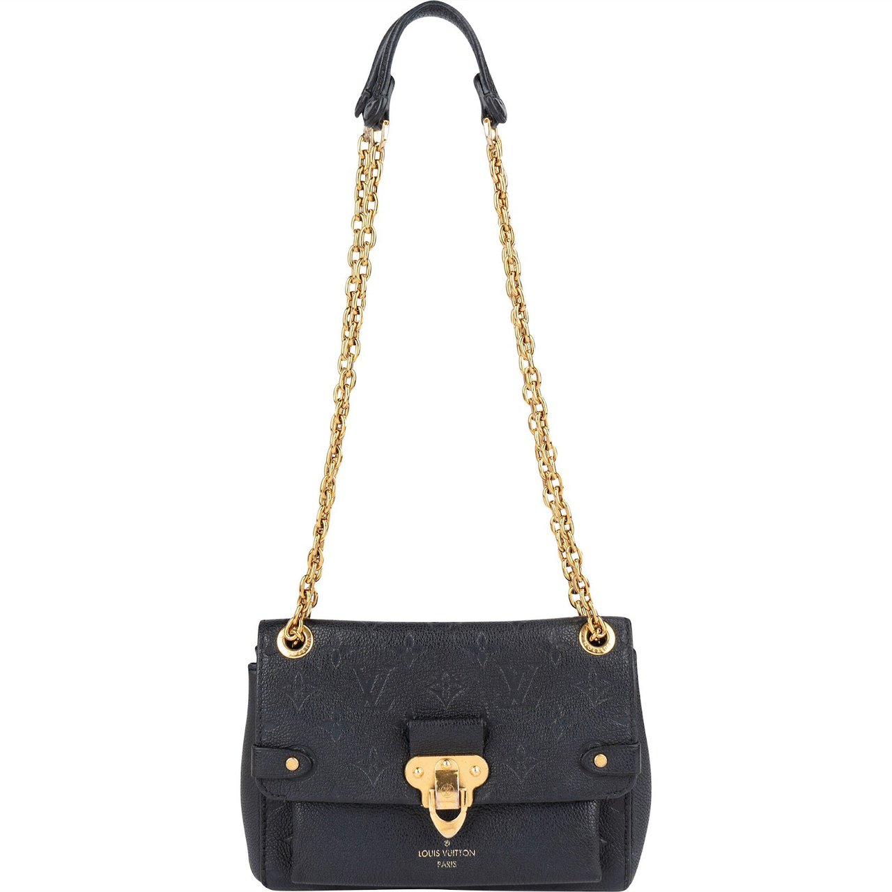 Louis Vuitton Louis Vuitton Leather Monogram Empreinte Vavin BB Crossbody Bag Zwart