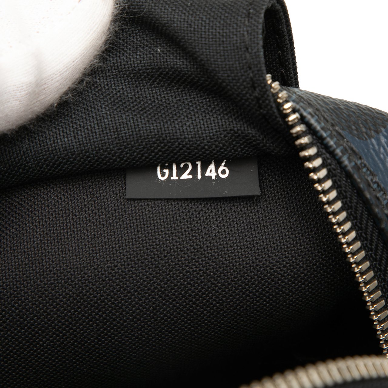 Louis Vuitton Damier Cobalt Camouflage Porte Documents Voyage PM Blauw