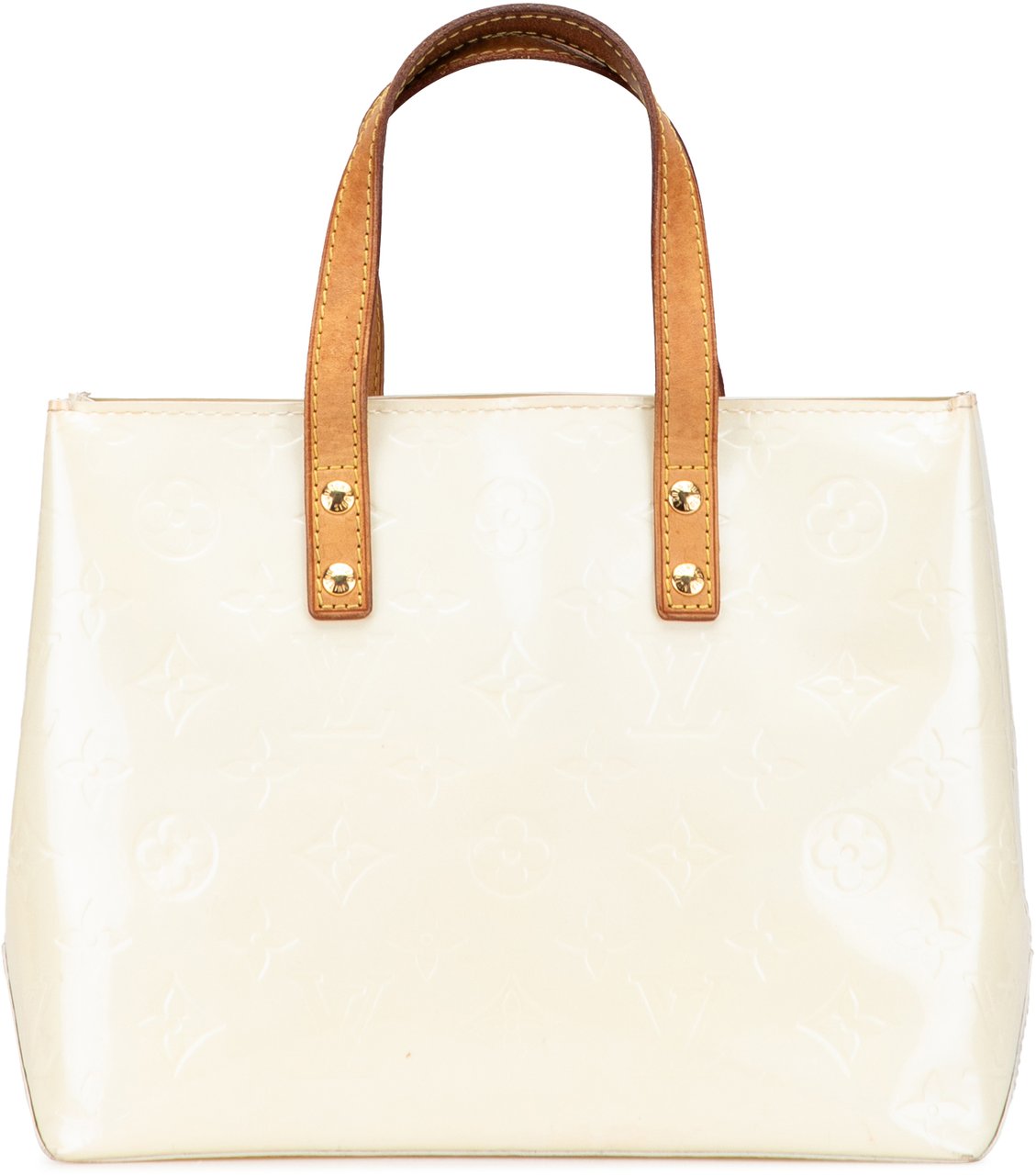 Louis Vuitton Monogram Vernis Reade PM Wit