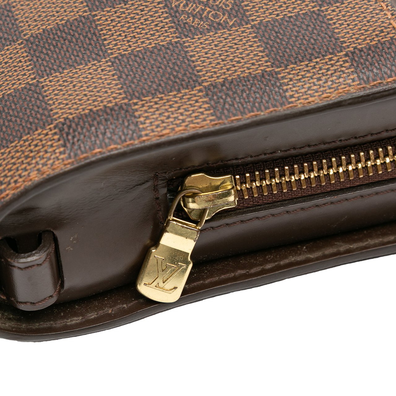 Louis Vuitton Damier Ebene Saint Louis Pochette Bruin