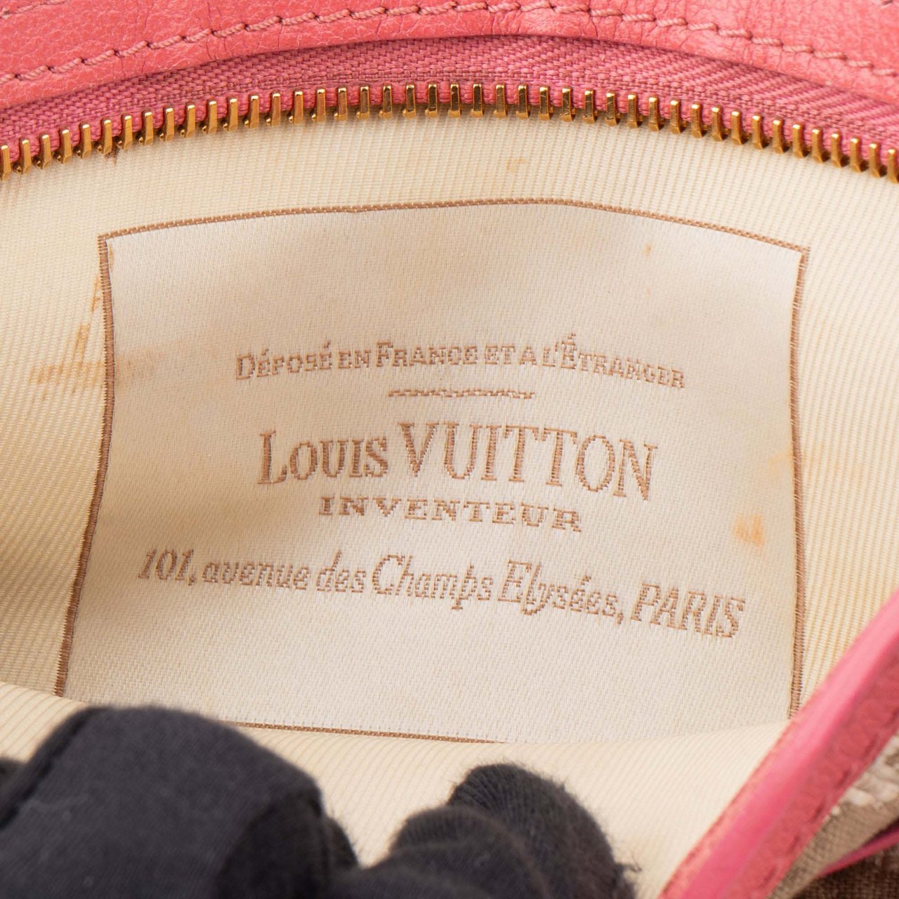 Louis Vuitton Louis Vuitton Denim Monogram Sabbia Rose Pochette Accessoire Handbag Divers