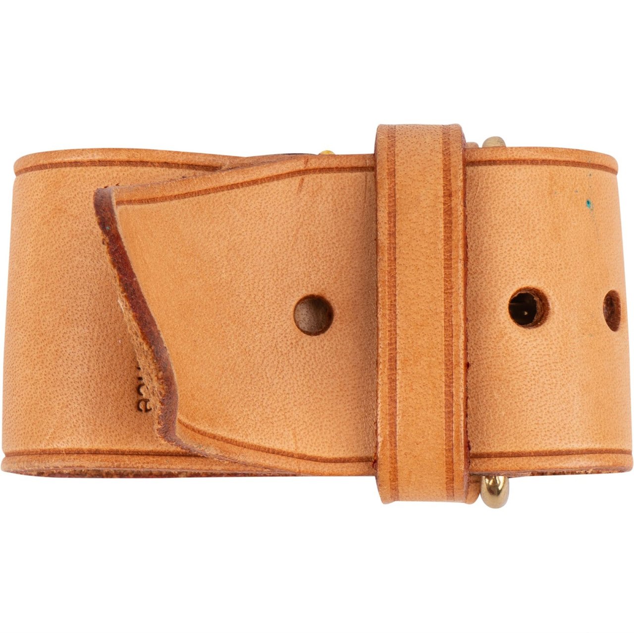 Louis Vuitton Louis Vuitton Vachetta Leather Grip Griffklammer Bruin