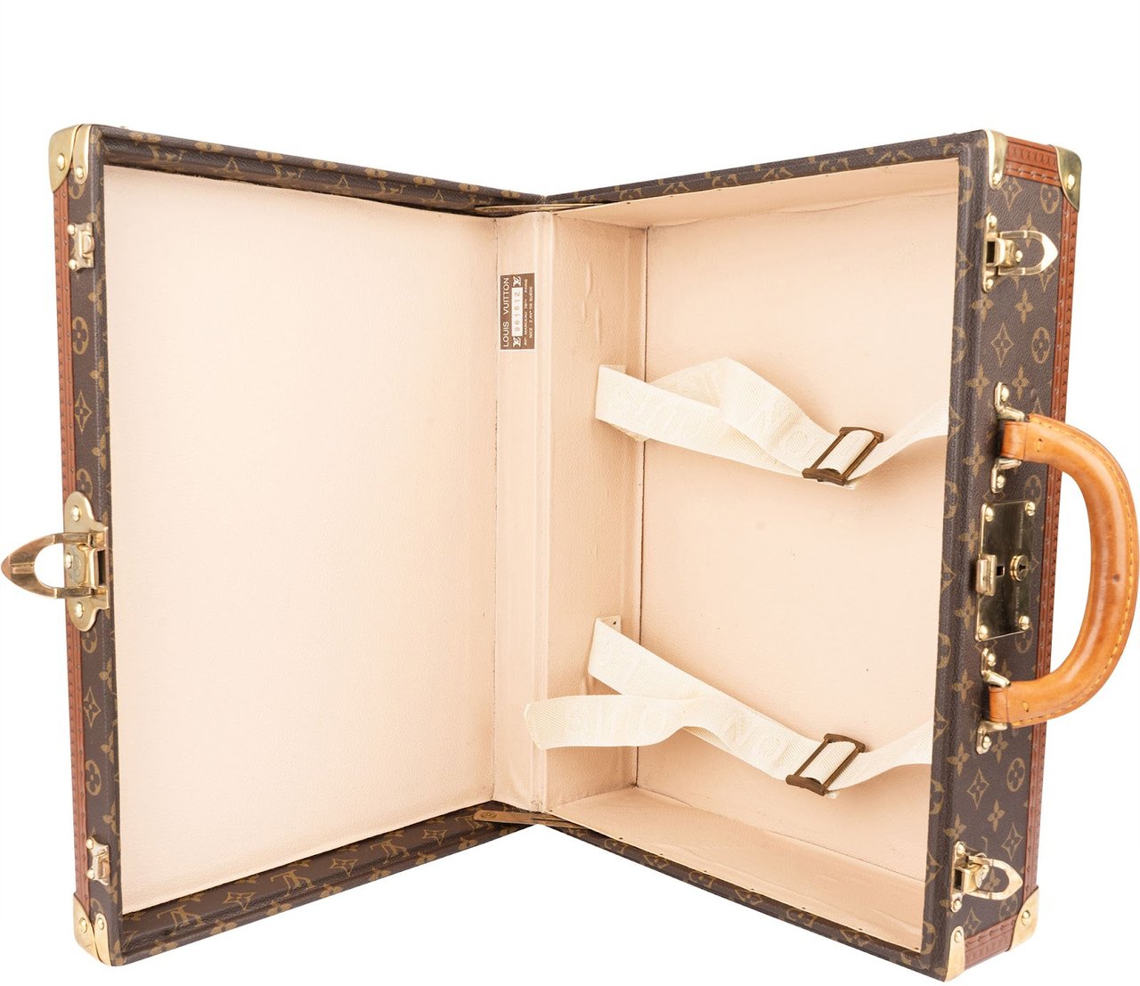 Louis Vuitton Monogram Canvas Cotteville 45 Koffer Trunk Suitcase Bruin