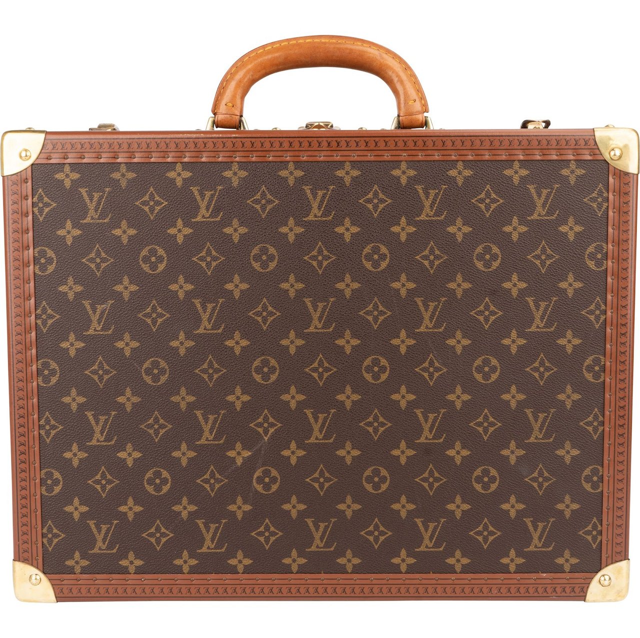 Louis Vuitton Monogram Canvas Cotteville 45 Koffer Trunk Suitcase Bruin