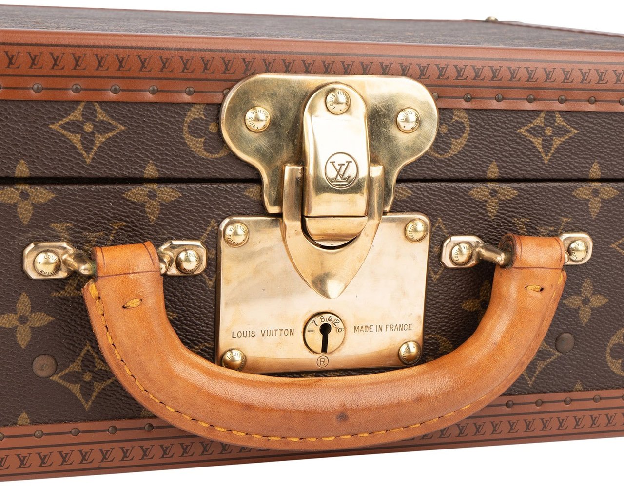 Louis Vuitton Monogram Canvas Cotteville 45 Koffer Trunk Suitcase Bruin