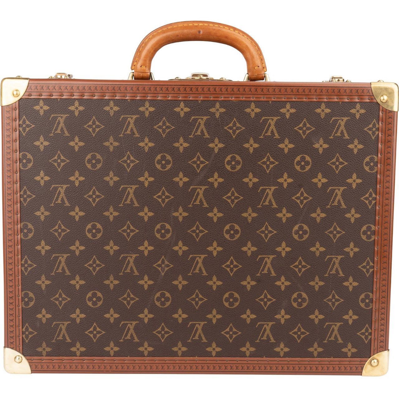 Louis Vuitton Monogram Canvas Cotteville 45 Koffer Trunk Suitcase Bruin
