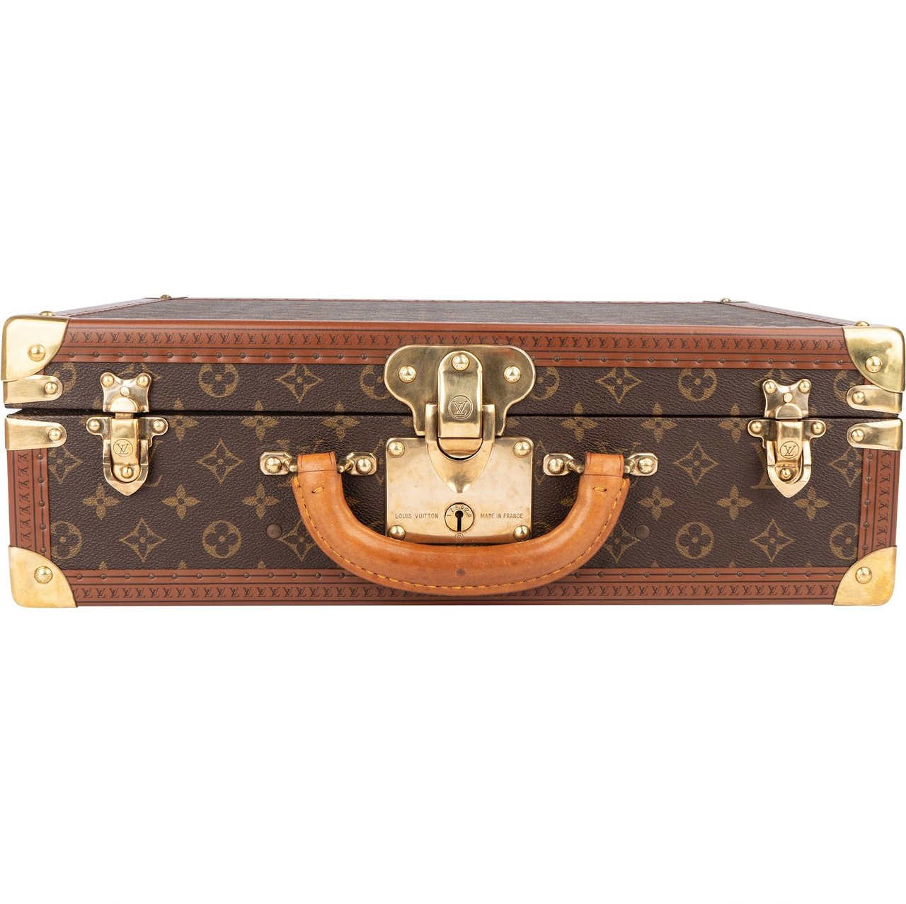 Louis Vuitton Monogram Canvas Cotteville 45 Koffer Trunk Suitcase Bruin