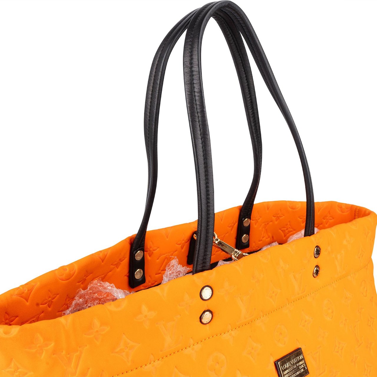 Louis Vuitton Louis Vuitton Nylon Scuba Monogram MM Shopping Shoulder Bag Oranje