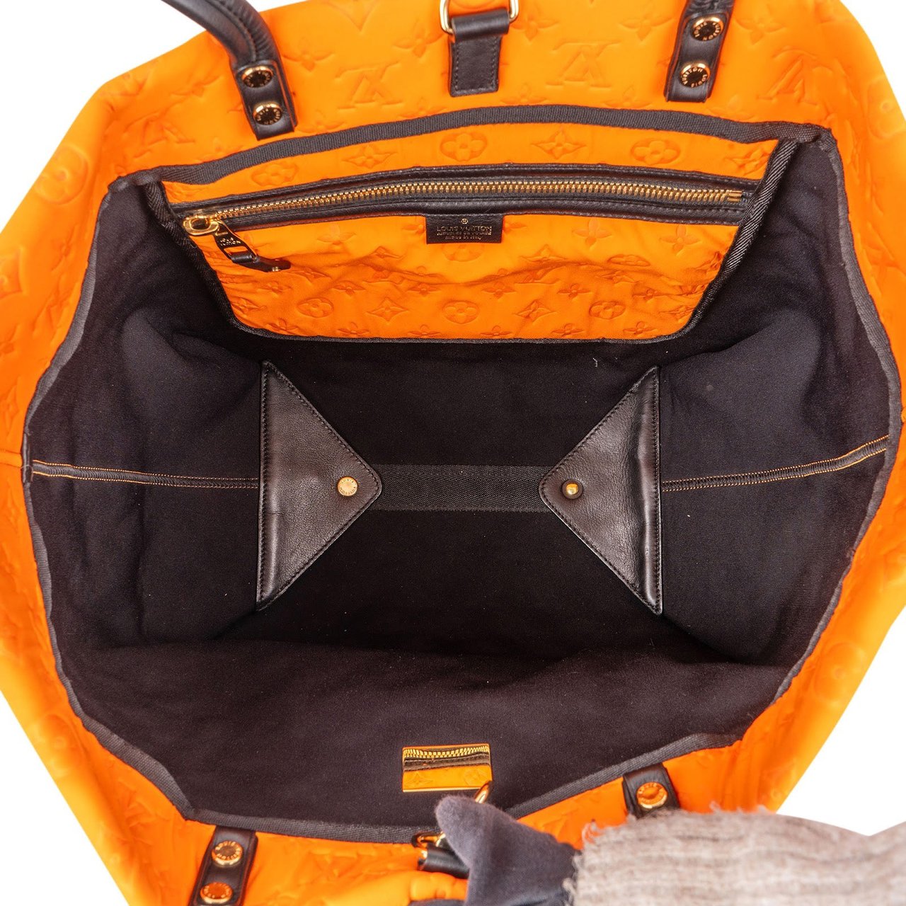 Louis Vuitton Louis Vuitton Nylon Scuba Monogram MM Shopping Shoulder Bag Oranje