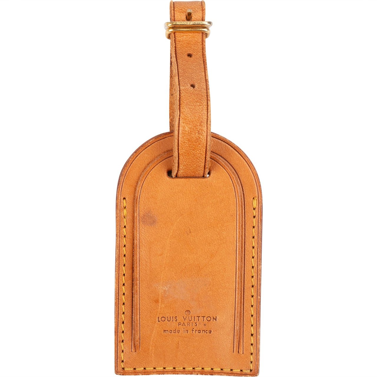 Louis Vuitton Louis Vuitton Vachetta Leather Luggage Tag Bruin