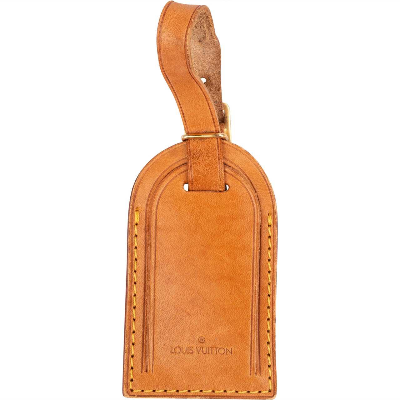 Louis Vuitton Louis Vuitton Vachetta Leather Luggage Tag Bruin