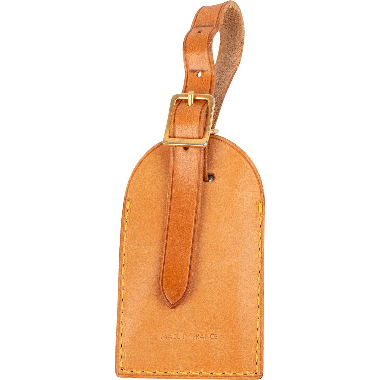 Louis Vuitton Louis Vuitton Vachetta Leather Luggage Tag Bruin