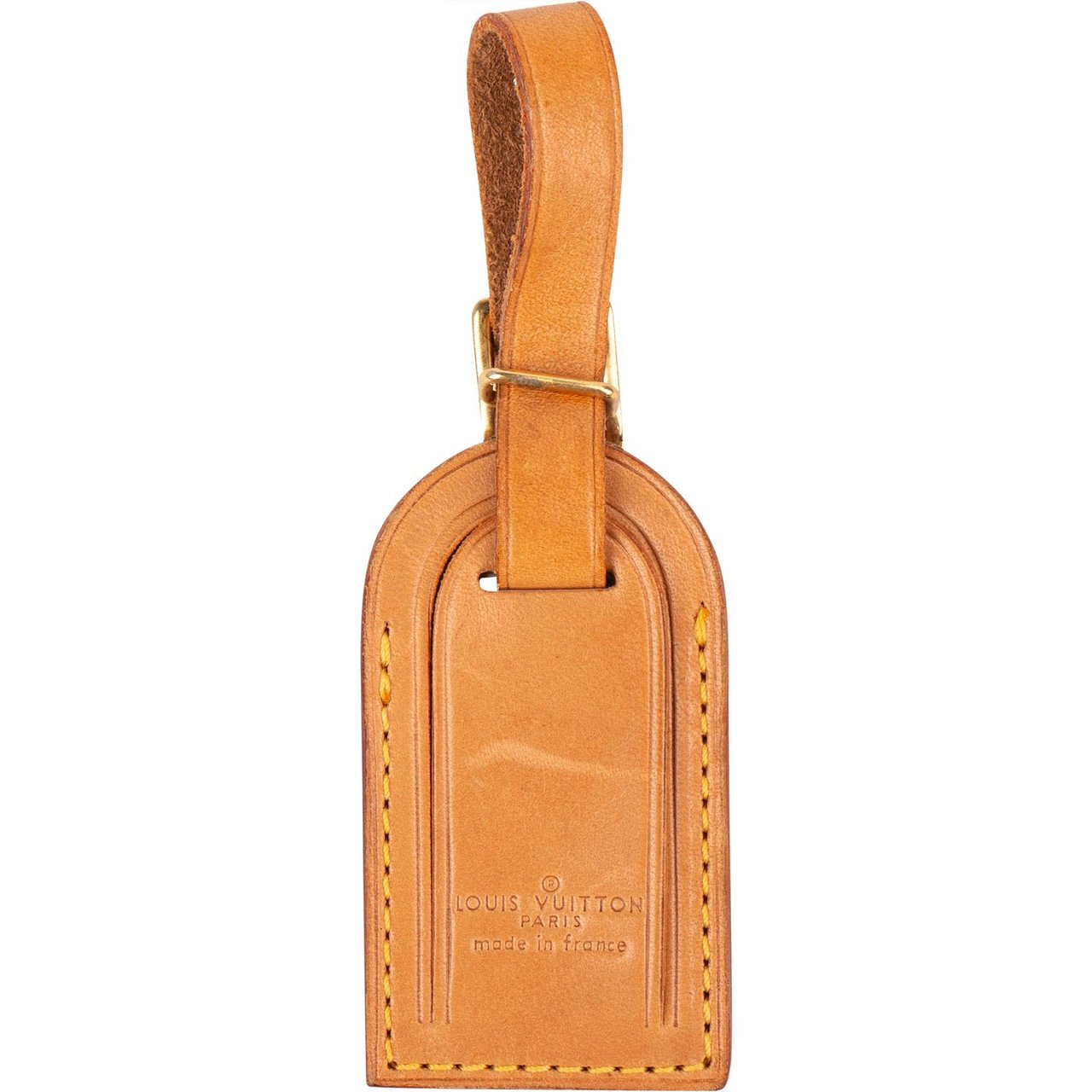 Louis Vuitton Louis Vuitton Vachetta Leather Luggage Tag Bruin