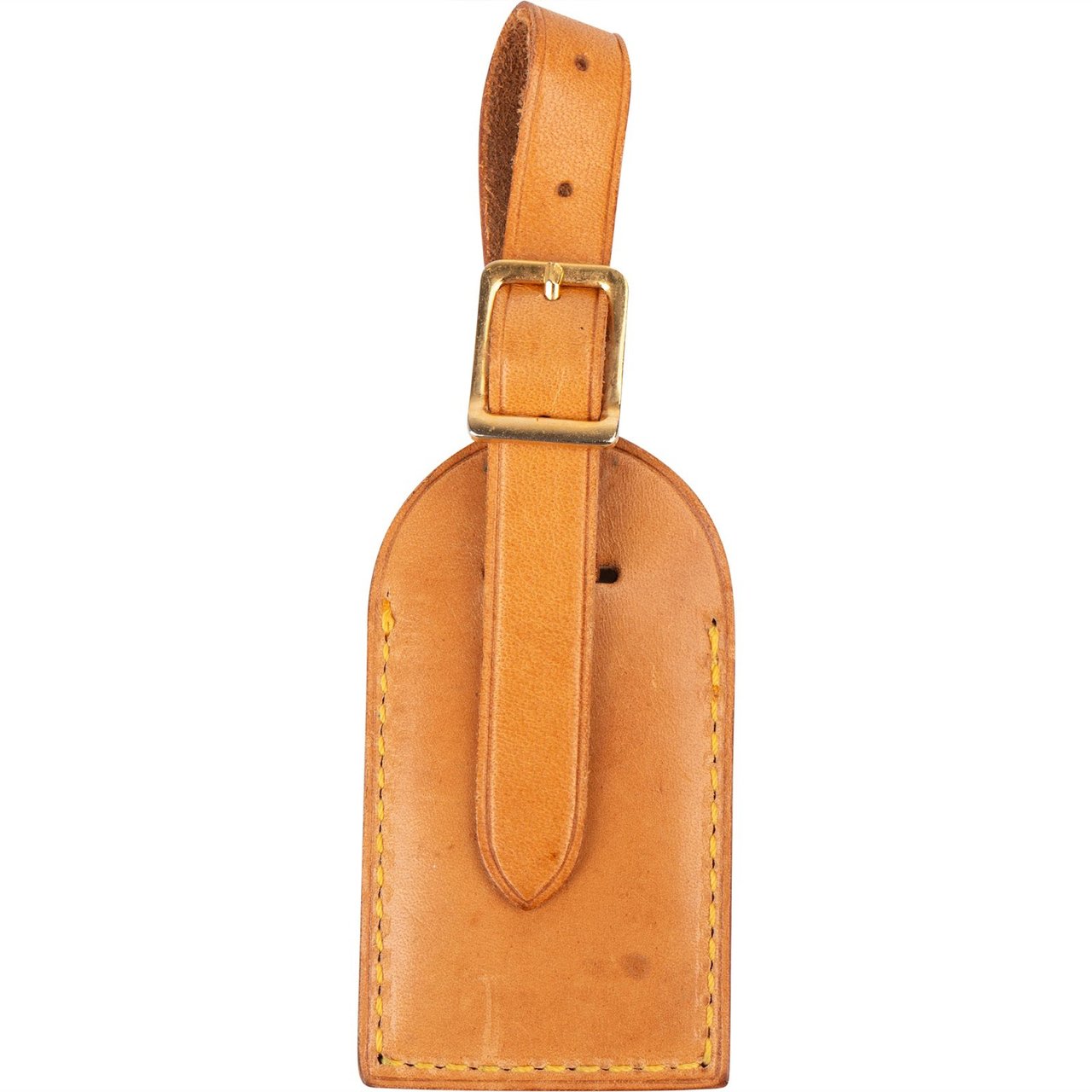 Louis Vuitton Louis Vuitton Vachetta Leather Luggage Tag Bruin