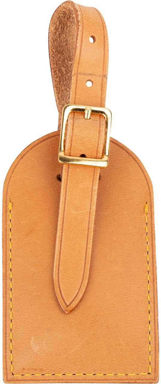 Louis Vuitton Louis Vuitton Vachetta Leather Luggage Tag Bruin