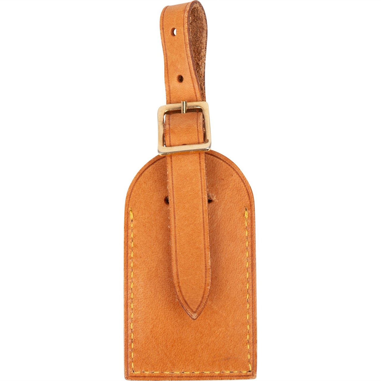 Louis Vuitton Louis Vuitton Vachetta Leather Luggage Tag Bruin