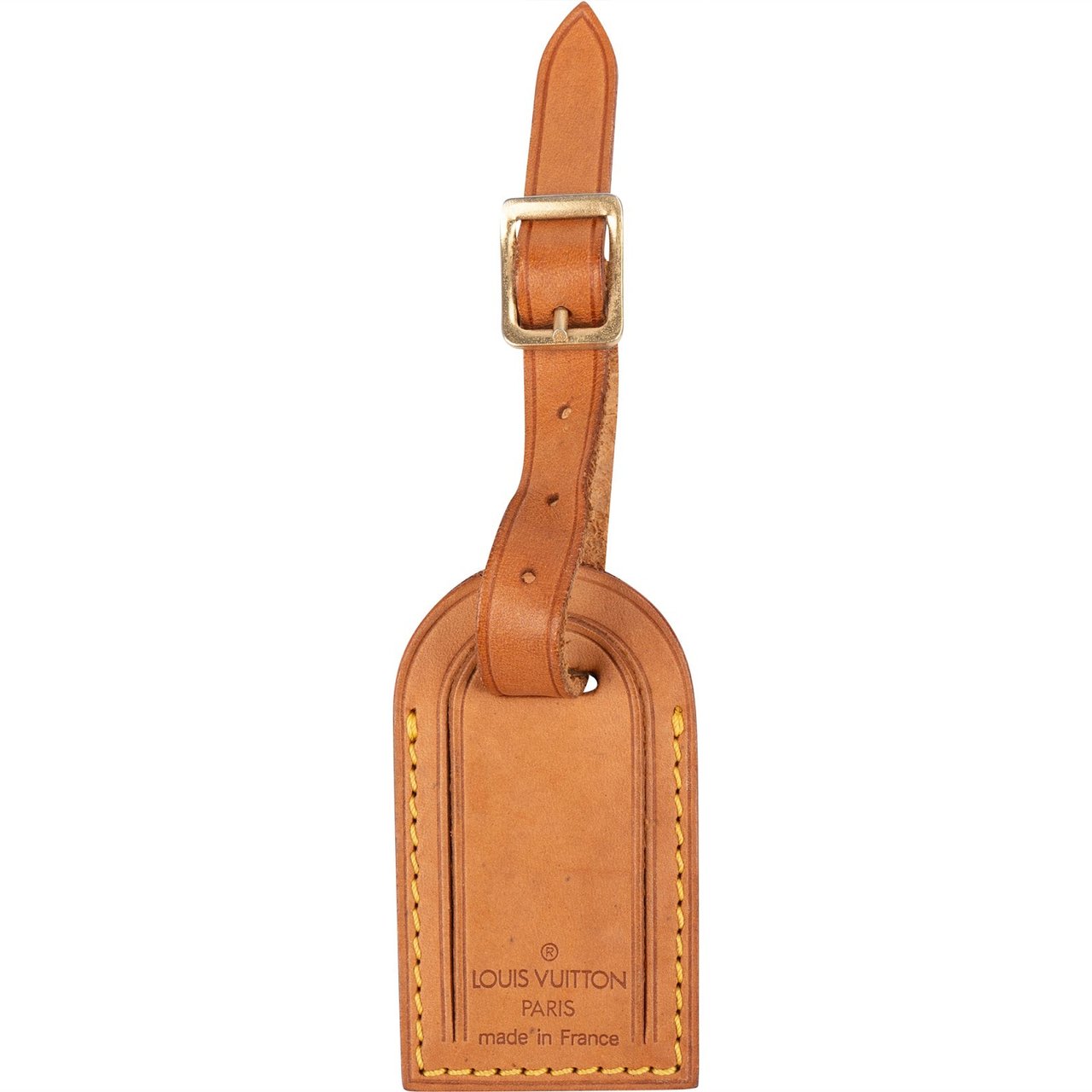Louis Vuitton Louis Vuitton Vachetta Leather Luggage Tag Bruin