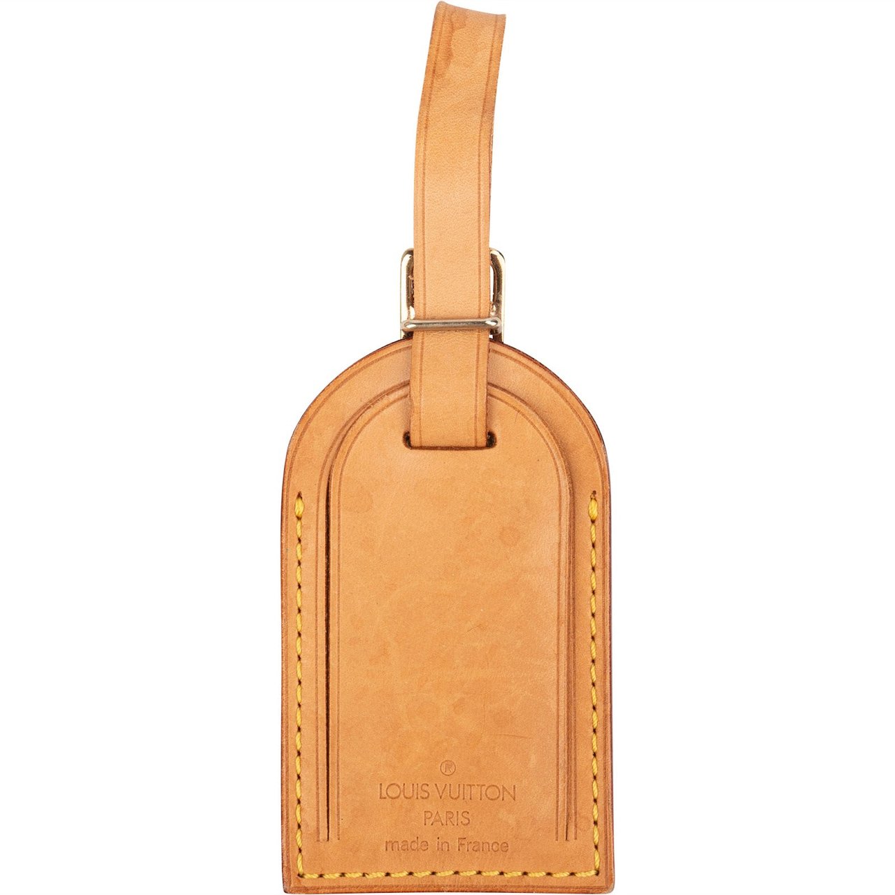 Louis Vuitton Louis Vuitton Vachetta Leather Luggage Tag Neutraal