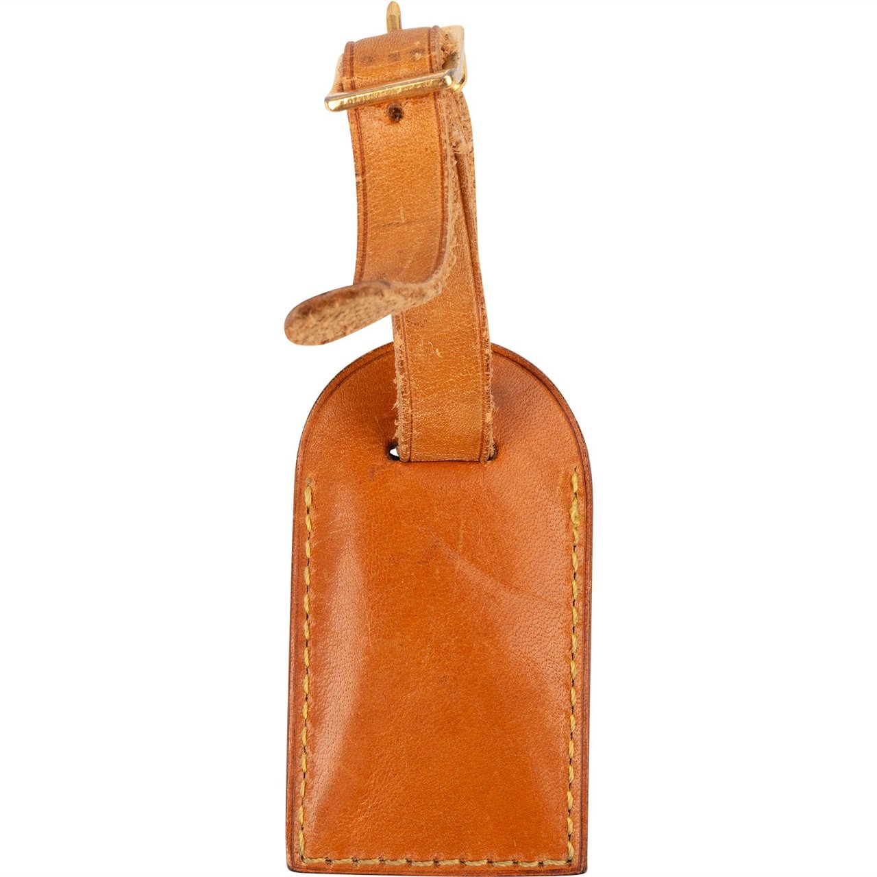 Louis Vuitton Louis Vuitton Vachetta Leather Luggage Tag Bruin