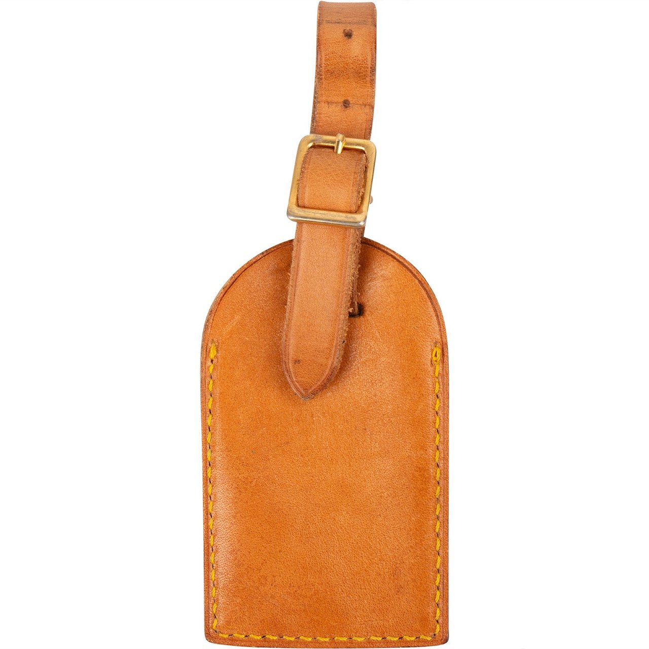 Louis Vuitton Louis Vuitton Vachetta Leather Luggage Tag Bruin