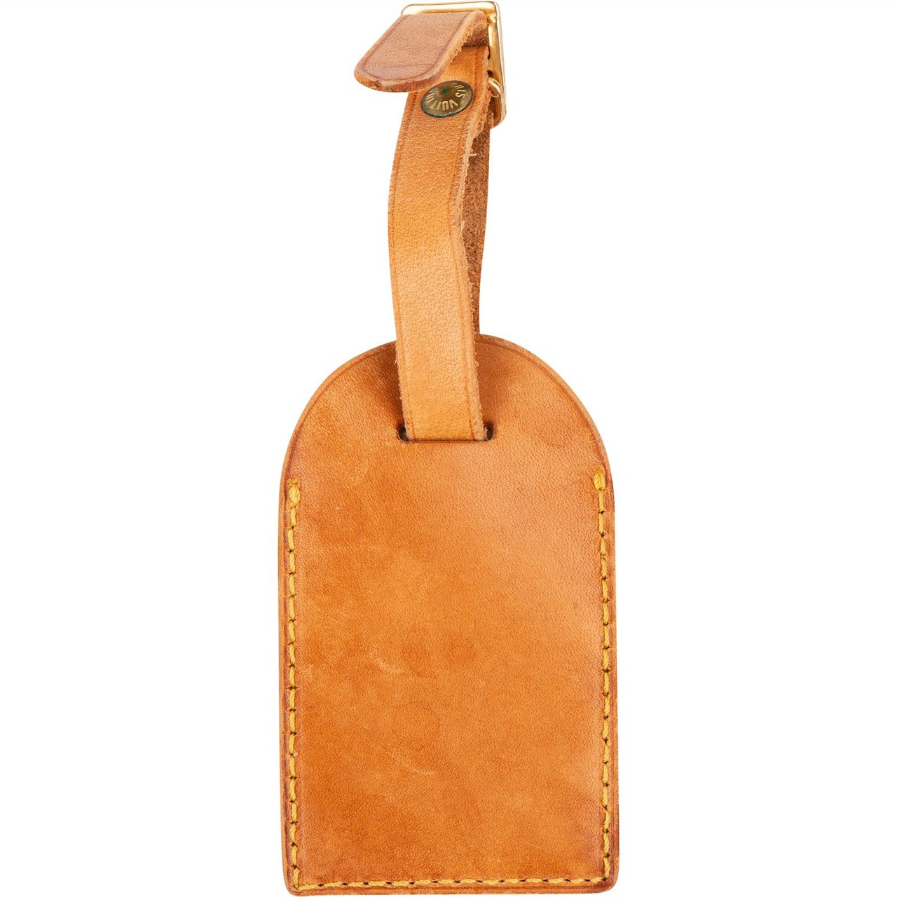 Louis Vuitton Louis Vuitton Vachetta Leather Luggage Tag Bruin