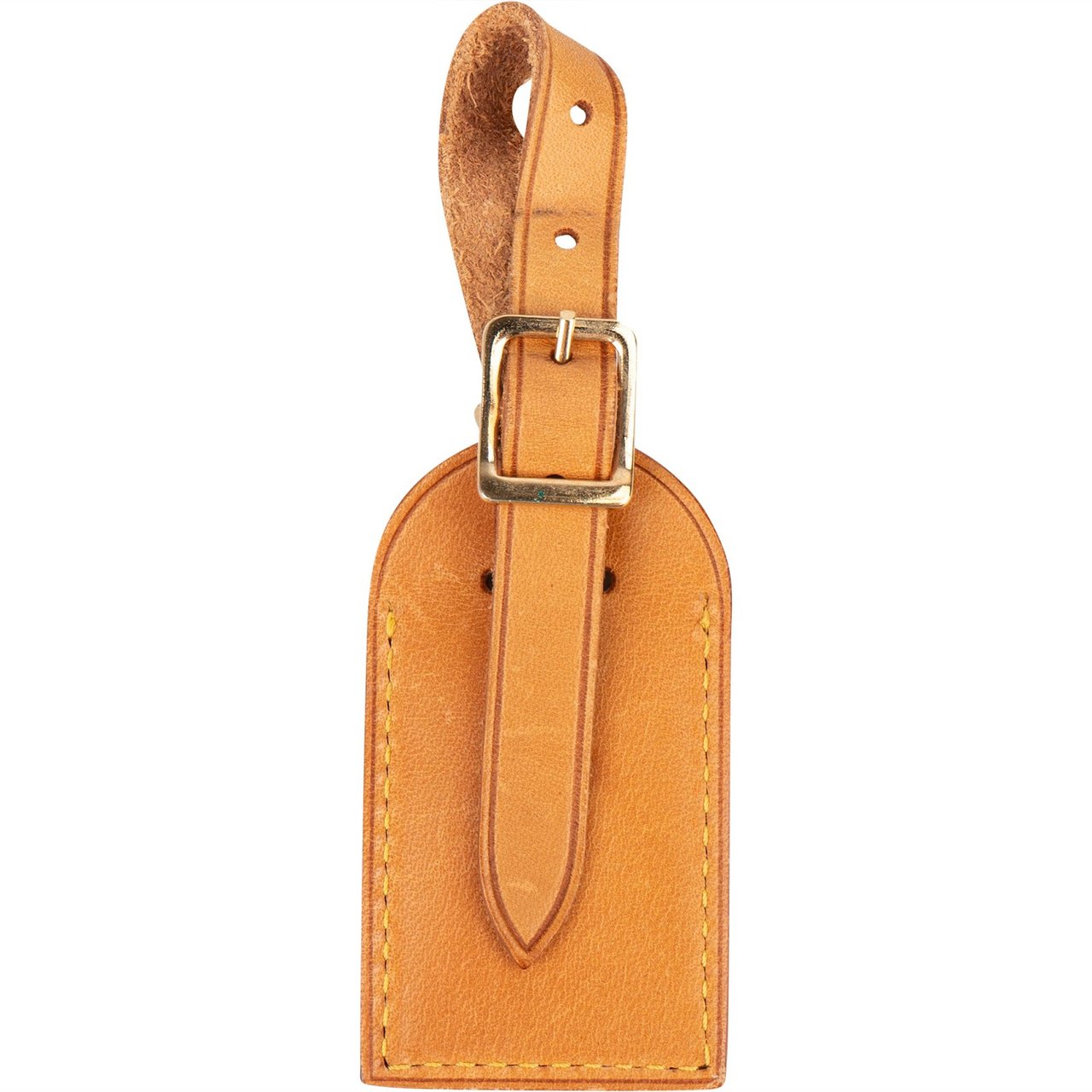 Louis Vuitton Louis Vuitton Vachetta Leather Luggage Tag (M.I) Bruin